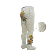 Punčocháče s protiskluzem 3x ABS vel. 92/98 sv. šedé dino Be Snazzy