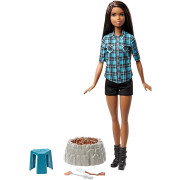 Barbie Panenka u táboráku černovláska FDB43