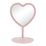 Kosmetické zrcátko GIOperfect Pink Heart