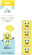 Senzorické svítící kostky do vody Alex