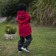 Dětská zimní softshellová bunda s beránkem Lamb Red Esito 