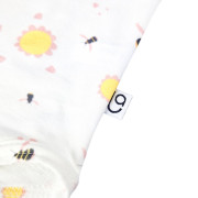 Body tenké tričko TISK KR Outlast®UV 50+ bílá čmeláci 