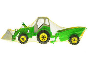 Traktor s vlečkou a nakladačem 60 cm