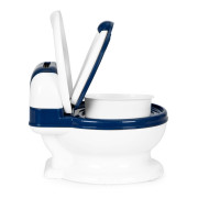 Dětský nočník ve tvaru toalety s vyjímatelnou nádobou a se štětkou 