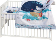 Dětská postýlka s kompletní výbavou 120 x 60 cm Scarlett Panu