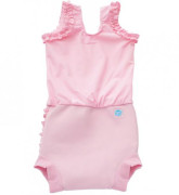 Plavky Happy Nappy kostýmek - Růžový kanýrek