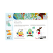 Kreativní sada První nalepování zvířátka ve sněhu Haba