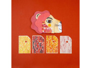 Maska se samolepkami Be wild! Lion Londji