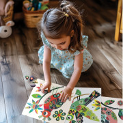 Tvoření s nálepkami Ptáčci Créa Lign