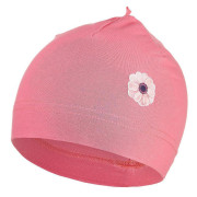 Čepice tenká obrázek UV 50 + Outlast® růžová/kytka