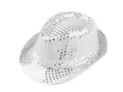 Karnevalový klobouk s flitry