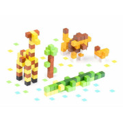 Dřevěná 3D stavebnice Cubika Pixel