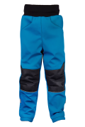 Softshellové kalhoty dětské Modro-tyrkysové Wamu