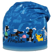 Funkční čepice dlouhá oboustranná Friends Modrá RDX