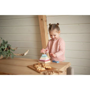 Barevná pyramida - dřevěná skládačka 9 dílů Cubika