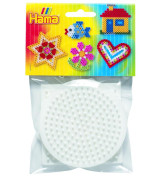 Podložka na zažehlovací korálky MIDI - kolečko,čtverec,šestiúhelník 3ks