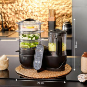 Multifunkční přístroj Nutribaby+ XL Mineral Black Babymoov