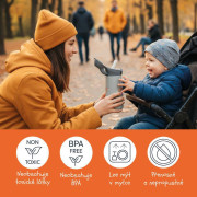 Termoska na pití s pítkem 400 ml Zopa