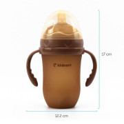 Kojenecká lahev pro kojené děti Eple 250 ml 6 m+ Kidnort