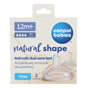 Savička k lahvi Natural Shape 12 m+ 2 ks Canpol babies