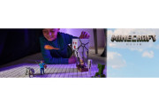 Minecraft movie akční figurka blast attack ghast 25 cm