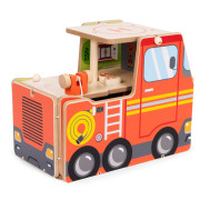 Montessori dřevěná garáž 2v1 Hasič