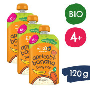 Ella's Kitchen BIO Dětská rýže, banán a meruňka (120 g)