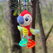 Závěsný papoušek s klipem Playgro