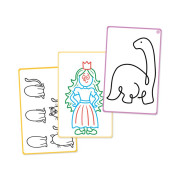 Průhledná LCD tabulka se 30 šablonami Kvído