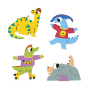 Samolepky Dinosauři 100 ks Janod