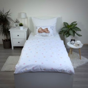 Povlečení do postýlky Medvídek Ribbon Baby 100 x 135, 40 x 60 cm Jerry Fabrics