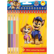 Mini omalovánky s pastelkami Tlapková Patrola