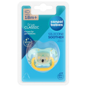 Dudlík silikonový třešinka Exotic animals 18 m+ 1 ks Canpol babies