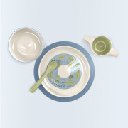 Jídelní set Go Natural 6 m+ modrá švestka Suavinex