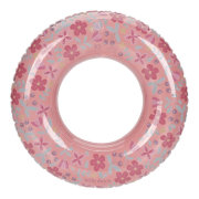 Nafukovací kruh Pink Flowers Little Dutch