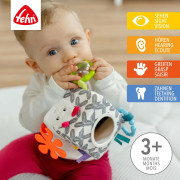 Aktivity kostka housenka DoBabyDoo Black & White Baby Fehn