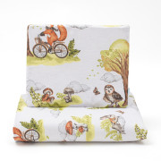 Oboustranný Set z Velvet do kočárku New Baby