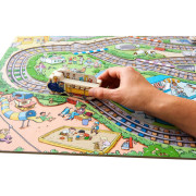 Společenská hra pro děti Vláček Choo Choo malá stanice Haba