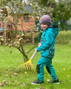 Softshellové kalhoty dětské Medvědi tyrkysové Wamu