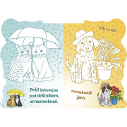 Tvarované omalovánky Štěňátka a koťátka