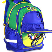 Školní batoh Goal - Zeleno-modrý