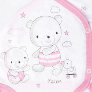 Kojenecké body s bočním zapínáním New Baby Bears Růžové