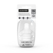 Suavinex Savička širokohrdlá kulatá Silikon UNI 2 ks