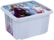 Úložný box s víkem malý "Frozen", Modrá 4,2 l