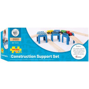 Dřevěné koleje set mostní konstrukce Bigjigs Rail 