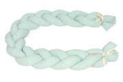 Mušelínový mantinel cop 200 cm Babymatex – chránič do postýlky Mint