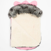 Luxusní zimní fusak s kapucí s oušky New Baby Alex Wool