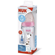 Kojenecká láhev NUK FC+Temperature Control 300 ml BOX-Flow Control savička