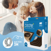 Ochranná páska pěnová pro ochranu hran a rohů nábytku 2 m Sipo