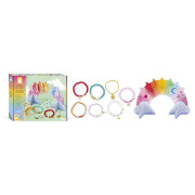 Sada Výroba šperků duhové náramky 7 ks Janod